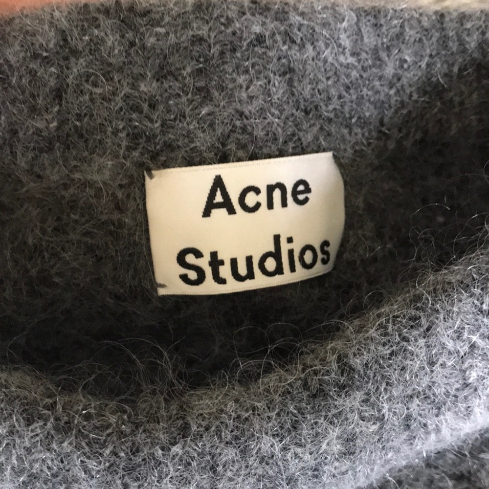 ACNE acne Dania mohair sweater dark grey - Picture 6 of 8